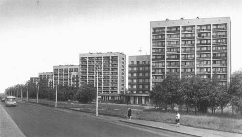 Ленинград. Московское шоссе. 1965. Архитекторы С. Б. Сперанский, В. Э. Струзман, Л. Я. Фридман, Р. М. Рура.