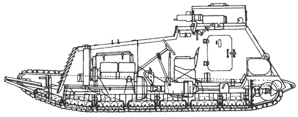 Компоновка легкого танка LK-I

