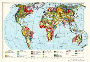 Геологическая карта мира