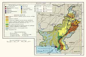 Пакистан. Экономическая карта