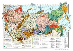 Месторождения полезных ископаемых СССР